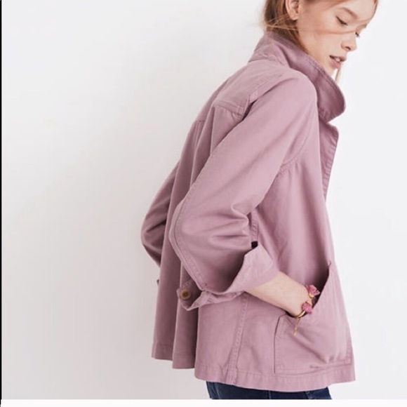 Madewell Lightweight Cropped Swing Jacket - Picture 2 of 8